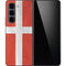 Denmark Flag Distressed Galaxy Z Fold5 5G Skin